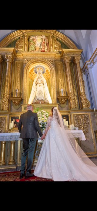 Espectacular vestido de novia completo Como nuevo