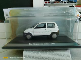 Modellino Fiat Cinquecento Elettra 1/43 Norev