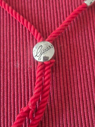 Pulsera Guess Corazón Brillante Roja