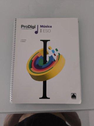 Libro Música 1º ESO ProDigi