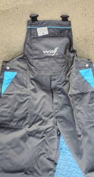 Salopette Wolf Grigia Tg XL da Lavoro