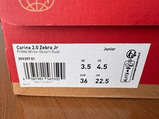 Zapatillas Puma Blancas talla 36