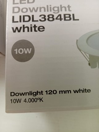 Foco LED Empotrable Redondo 10W