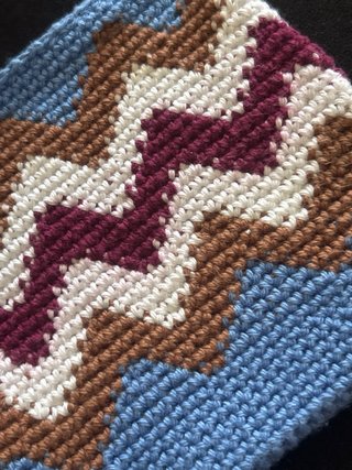 Monedero vintage en Crochet