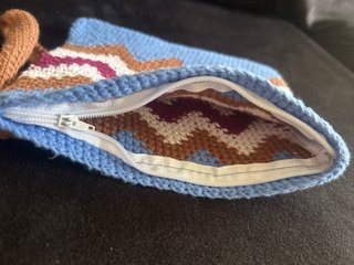 Monedero vintage en Crochet