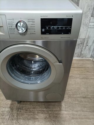 Lavadora Bosch inox carga frontal A+++ con garantí