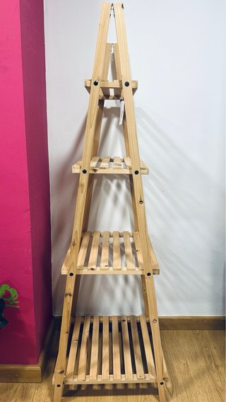 Estantería Escalera Madera 4 Baldas