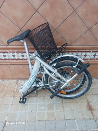 bicicleta plegable aluminio