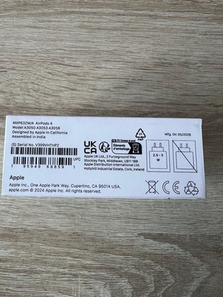 Apple AirPods 4 Nuevos Sin Abrir