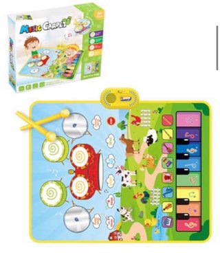 Alfombra Musical Infantil nueva sin baquetas