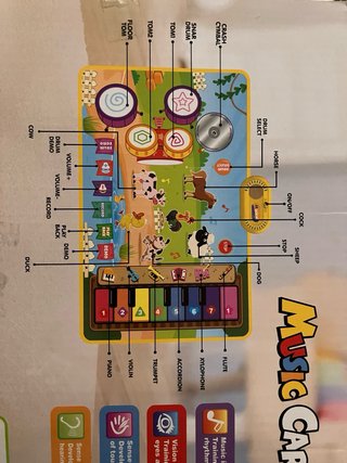 Alfombra Musical Infantil nueva sin baquetas