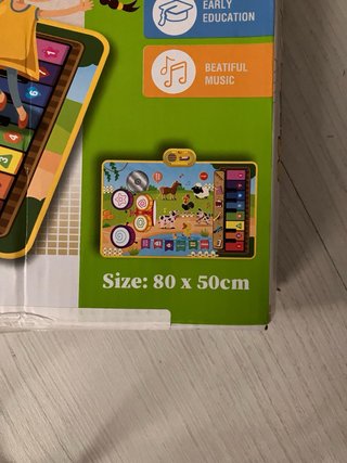 Alfombra Musical Infantil nueva sin baquetas
