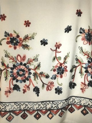 Blusa bordada mujer verano