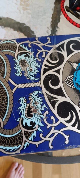 Skate Dressen Santa Cruz Bowl Cruiser Azul