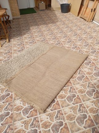 Alfombra grande de pelo largo