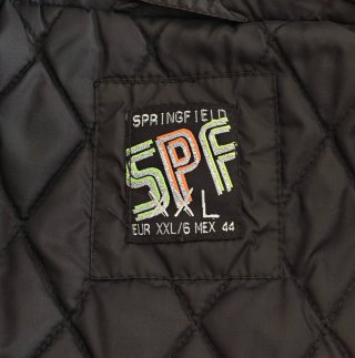 Chaqueta Bomber Springfield  Negra