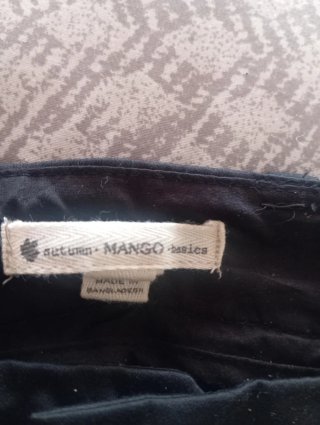 Pantalón Mango Negro Talla 36