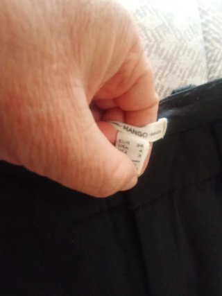 Pantalón Mango Negro Talla 36