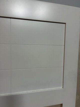 Cabezal de madera blanco