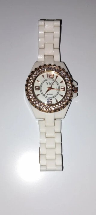 Orologio Y&K Donna Quarzo Bianco Oro