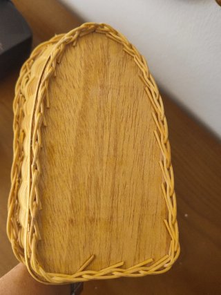 Cesta mimbre portabotellas