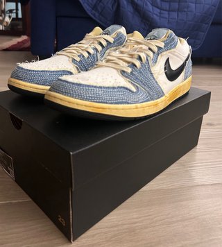 Air Jordan 1 Low SE Denim Taglia 45