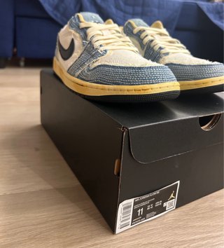 Air Jordan 1 Low SE Denim Taglia 45