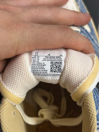 Air Jordan 1 Low SE Denim Taglia 45