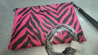 Bolso Primadonna Cebra Rosa y Negro