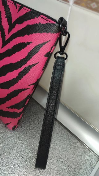 Bolso Primadonna Cebra Rosa y Negro