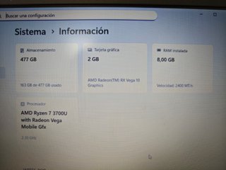 Portátil Asus VivoBook  Ryzen 7 512GB SSD W11 Pro