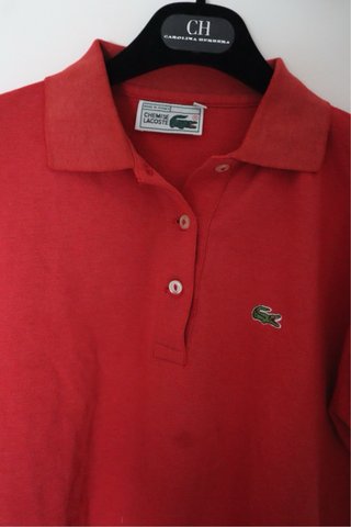Top Corto Lacoste Rojo
