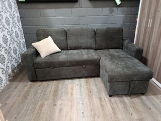 Sofá Cama Chaise Longue Luke Gris