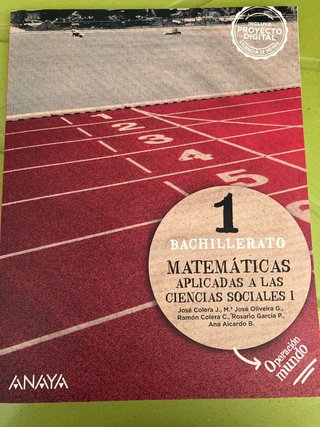 Matemáticas aplicadas a las Ciencias Sociales I...