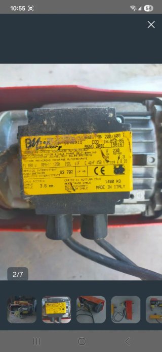 Polipasto Eléctrico 1400kg