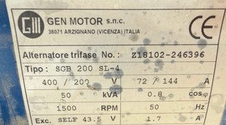 Generador toma de fuerza (PTO) 50Kva