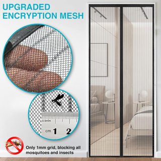 Cortina Mosquitera Magnética Puerta 130x200