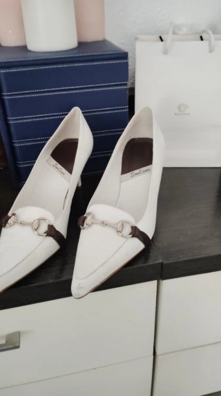 Zapatos de tacón Santino blancos