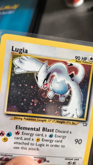 Pokemon Lugia 9/111 holo Carta Base