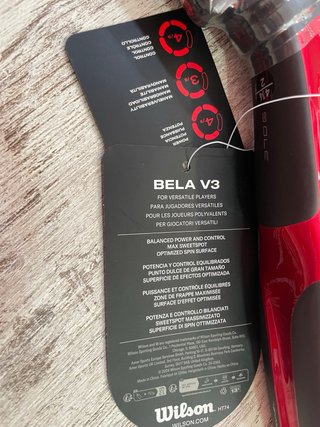Pala de pádel Wilson Bela V3 PRO.