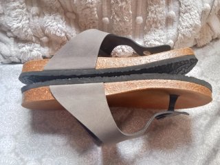 Sandalias Scholl Talla 39 Gris/Marrón