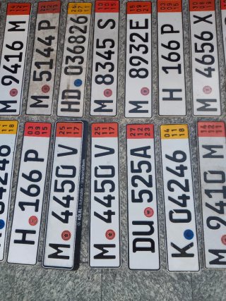 22 Targhe auto d'epoca Germania