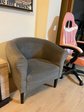 Sillón Club Monaco gris Leroy Merlin