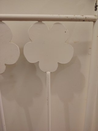 Cabecero hierro blanco cama 90cm