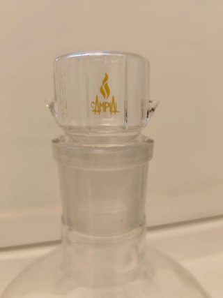Balón de vidrio 4L con tapón esmerilado