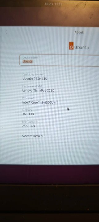 Lenovo Thinkpad X260 i5 16GB 256GB