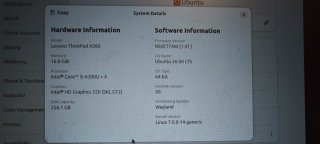 Lenovo Thinkpad X260 i5 16GB 256GB