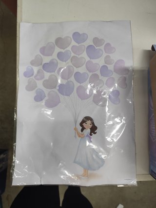 Lámina firmas Primera Comunión niña