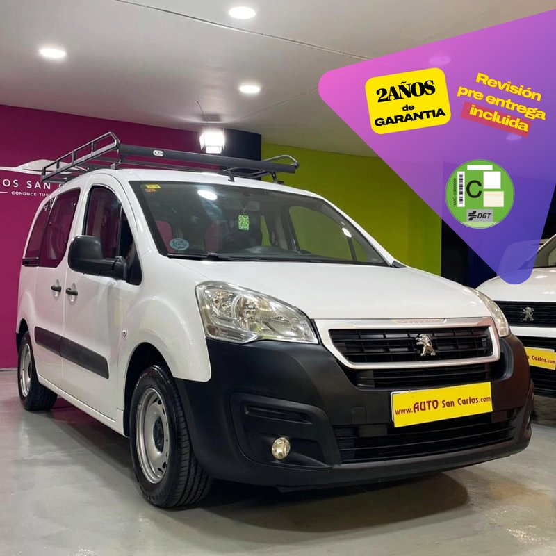 PEUGEOT PARTNER 5 PLAZAS, FURGONETA OCASION! - foto 1