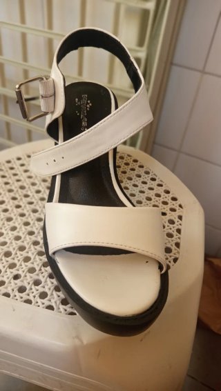 Sandalias Plataforma Tacón Ancho Talla 38